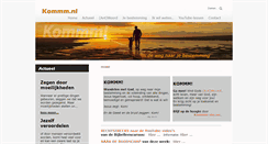 Desktop Screenshot of kommm.nl
